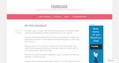 Desktop Screenshot of foodologie.com